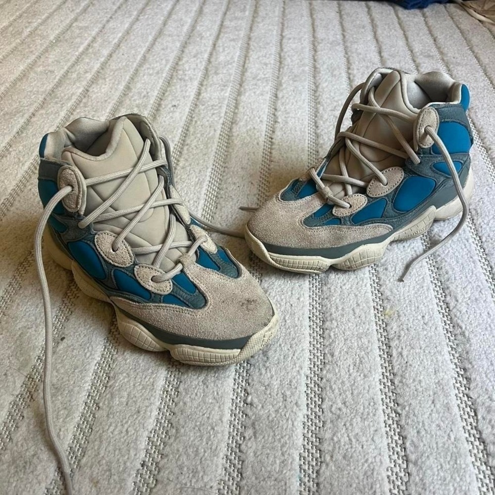 Adidas Yeezy 500 High Frost Blue Sneaker Size 6.5 Streetwear Skater Sportswear